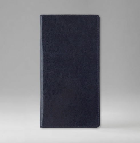 Телефонная книга, с РУС. регистром, Рубрика, джалла, золотой срез, 8х15 см, фиксированный, Имидж, синий