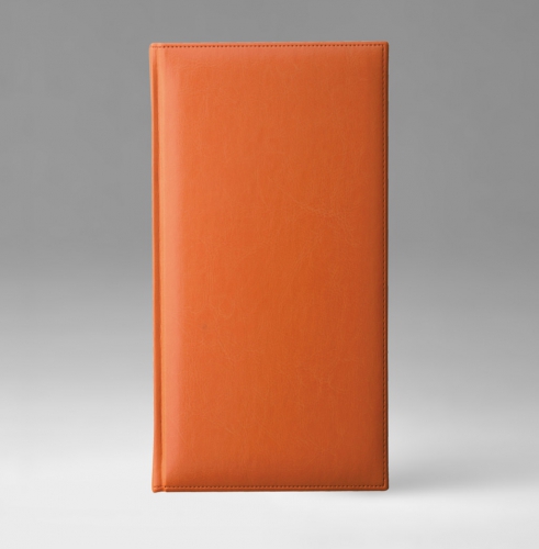Телефонная книга, с РУС. регистром, Рубрика, джалла, золотой срез, 8х15 см, фиксированный, Небраска, оранжевый