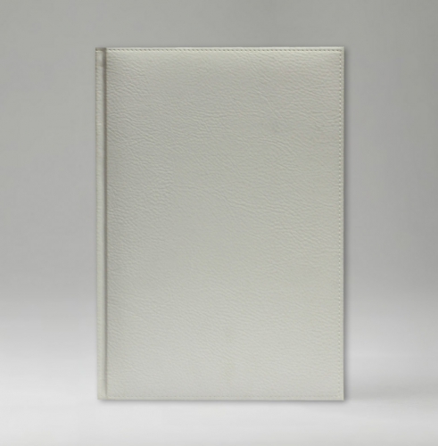 Телефонная книга, с РУС. регистром, Рубрика, белая, золотой срез, 15х21 см, фиксированный, Дакар, белый