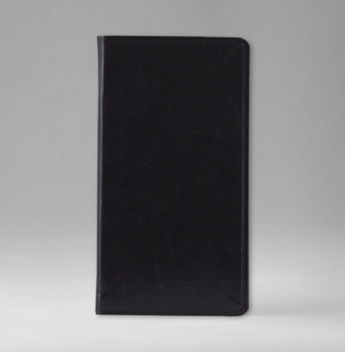 Телефонная книга, с РУС./LAT. регистром, Рубрика, белая, золотой срез, 8х15 см, фиксированный, Карачи, черный