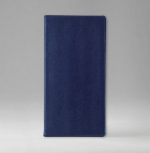 Телефонная книга, с РУС./LAT. регистром, Рубрика, белая, золотой срез, 8х15 см, фиксированный, Тоскана, голубой