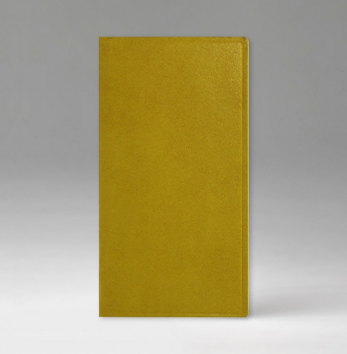 Телефонная книга, с РУС./LAT. регистром, Рубрика, джалла, золотой срез, 8х15 см, фиксированный, Карачи, желтый