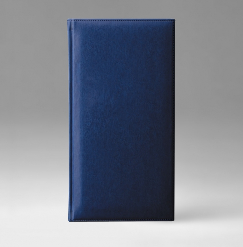 Телефонная книга, с РУС./LAT. регистром, Рубрика, джалла, золотой срез, 8х15 см, фиксированный, Каприс, голубой