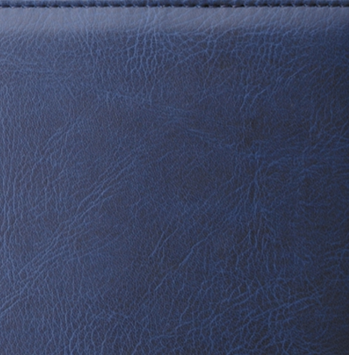 Ежедневник, датированный, Классик, белая, серебряный срез, 15х21 см, портфолио люкс, Богота, синий
