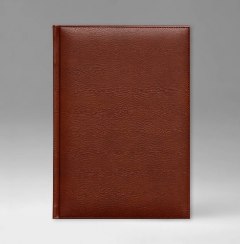 Ежедневник, датированный, Классик, джалла, 15х21 см, фиксированный, Дакар, английский красный