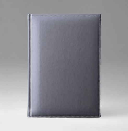 Ежедневник, датированный, Классик, белая, 15х21 см, фиксированный, Каприс, серебристый