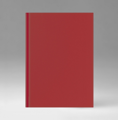 Ежедневник, недатированный, Классик, белая, 15х21 см, фиксированный, Матра, красный