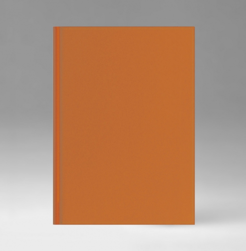 Ежедневник, недатированный, Классик, белая, 15х21 см, фиксированный, Матра, оранжевый
