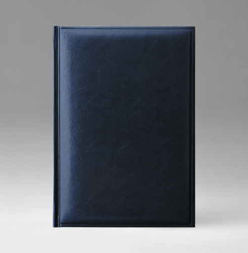 Ежедневник, датированный, Уникум, белая, 15х21 см, фиксированный, Карачи, синий