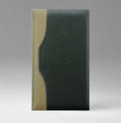 Телефонная книга, с РУС. регистром, Рубрика, джалла, 8х15 см, фиксированный, Бали, зеленый