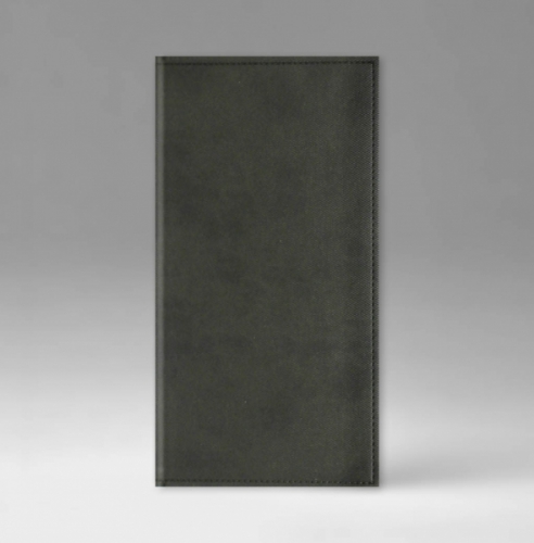 Телефонная книга, с РУС. регистром, Рубрика, джалла, 8х15 см, фиксированный, Текс, серый
