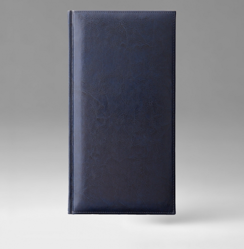 Телефонная книга, с РУС./LAT. регистром, Рубрика, белая, 8х15 см, фиксированный, Небраска, синий