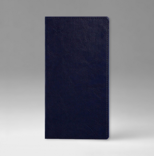 Телефонная книга, с РУС./LAT. регистром, Рубрика, белая, 8х15 см, фиксированный, Небраска, голубой