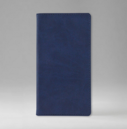 Телефонная книга, с РУС./LAT. регистром, Рубрика, белая, 8х15 см, фиксированный, Принт, голубой