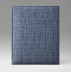 Ежедневник, датированный, Классик, белая, 21х29 см, фиксированный, Рете, синий