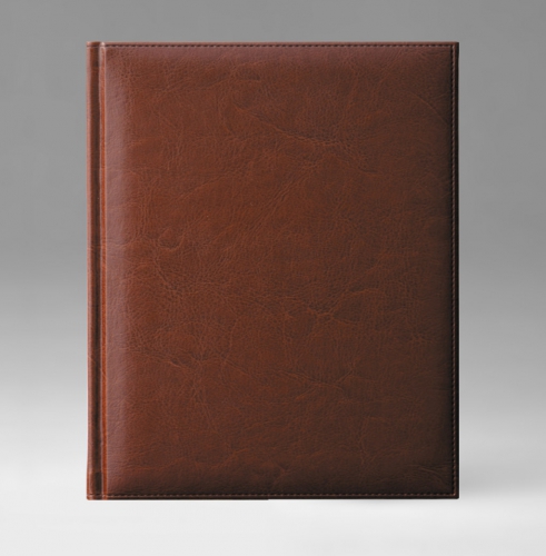 Ежедневник, датированный, Классик, джалла, 21х29 см, фиксированный, Небраска, английский красный