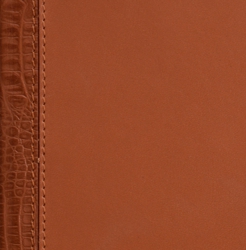 Органайзер, датированный, Классик, белая, 9х17 см, портфолио с застежкой, Рустик Нью-Кроко, светло-коричневый